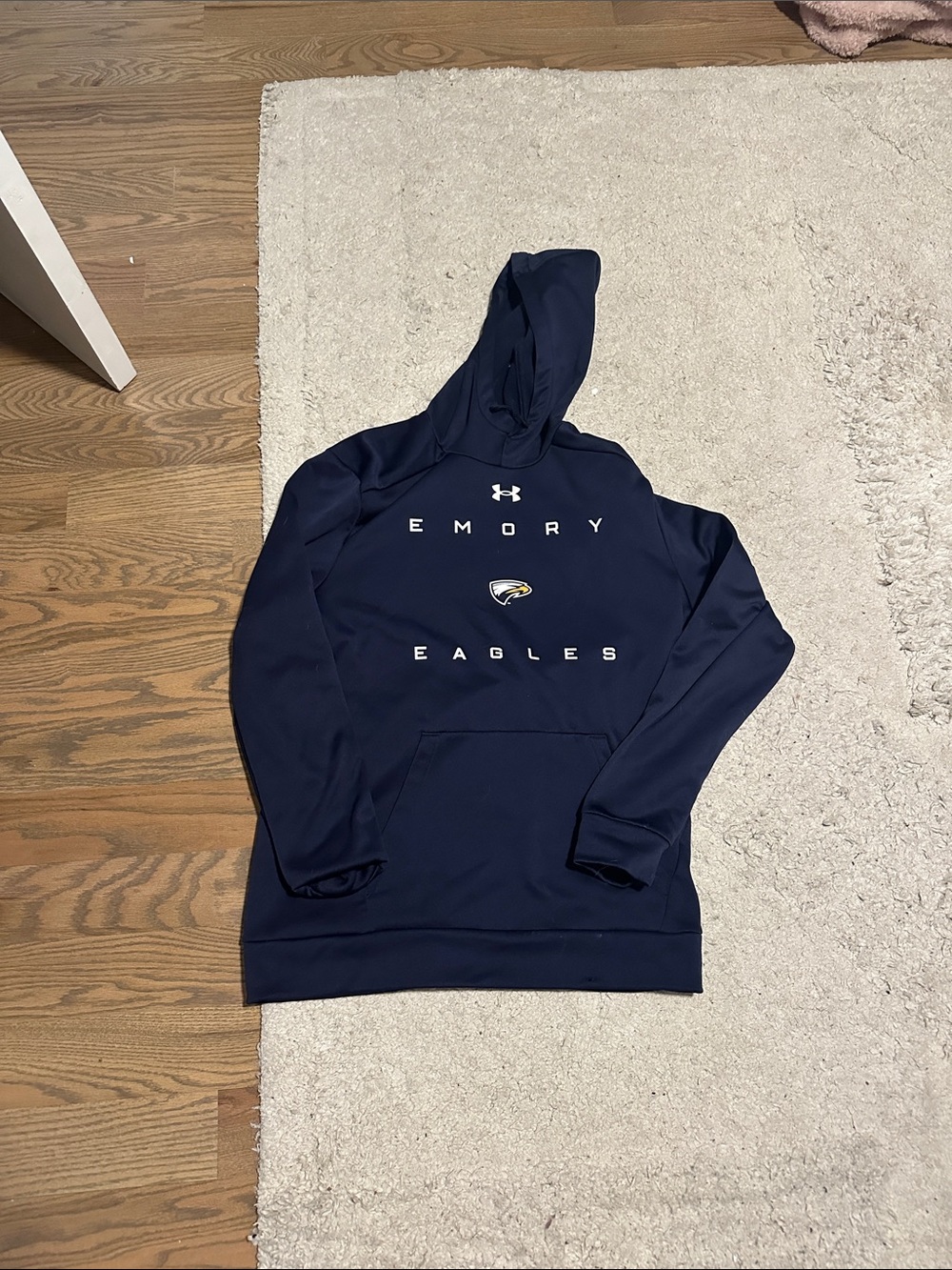 Under Armour Men’s Navy Emory Eagles Crewneck Hoodie